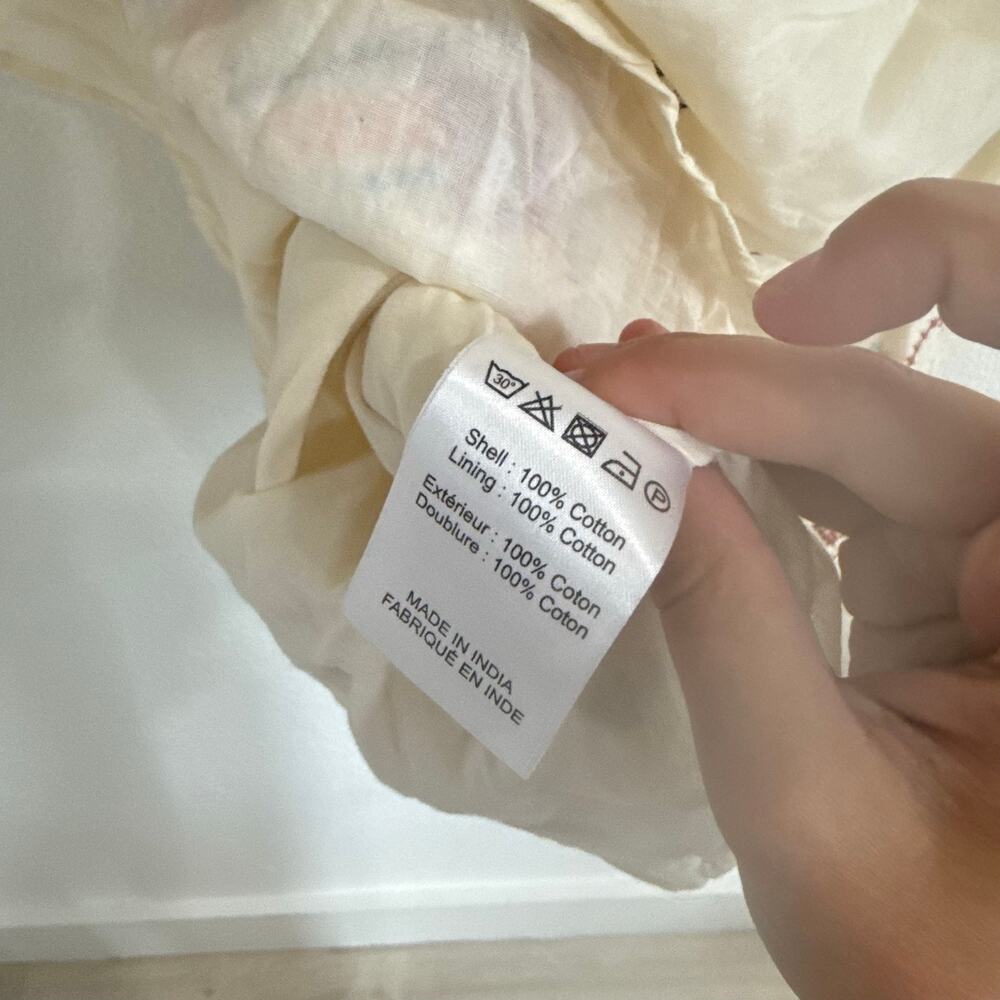 Urban Outfitters Dolls Point Embroidered Boho Hi Low Dress Cream Folk Festival 6 - Picture 5 of 5